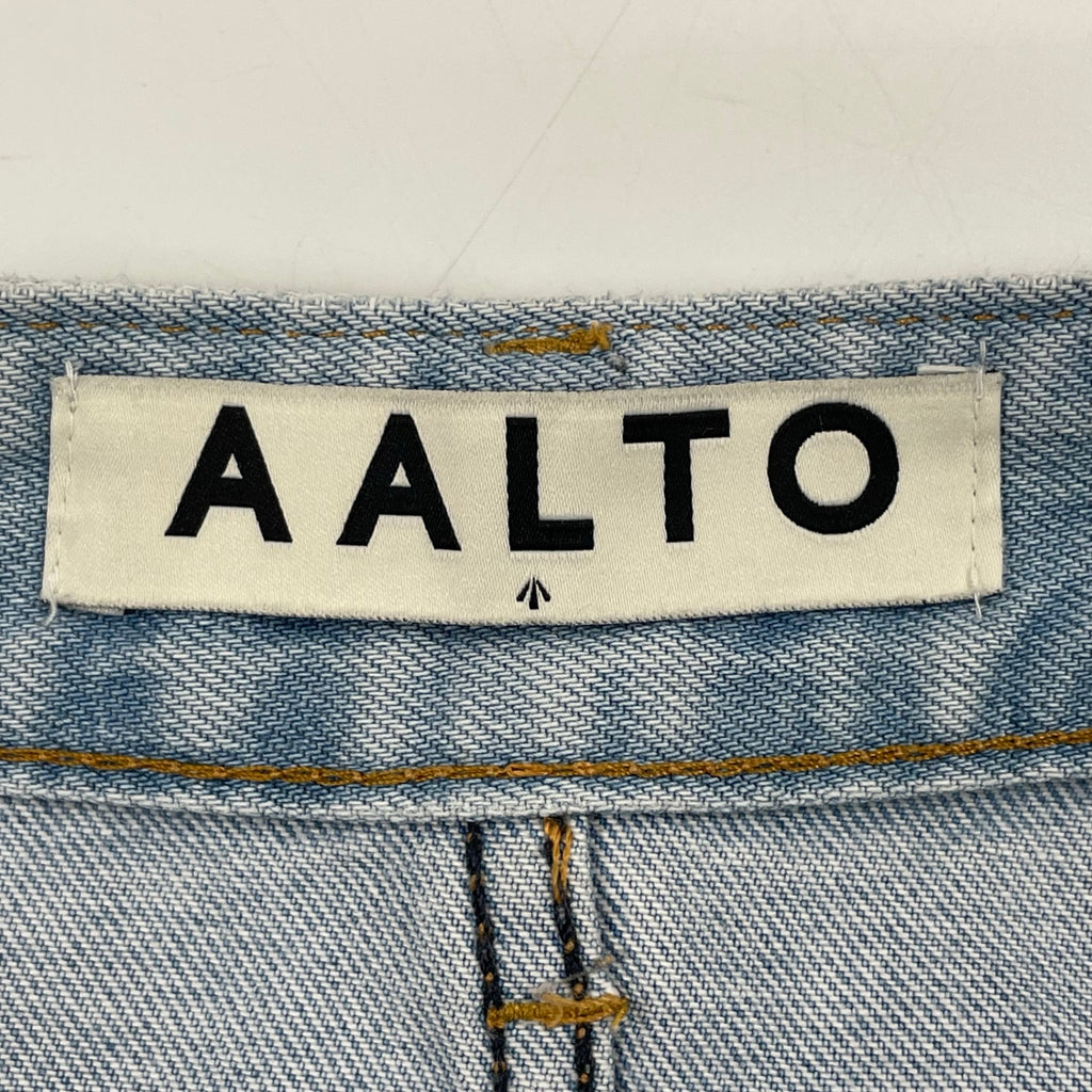 AALTO / タックワイドデニムパンツ 参考定価：55,000程度 SIZE:W68