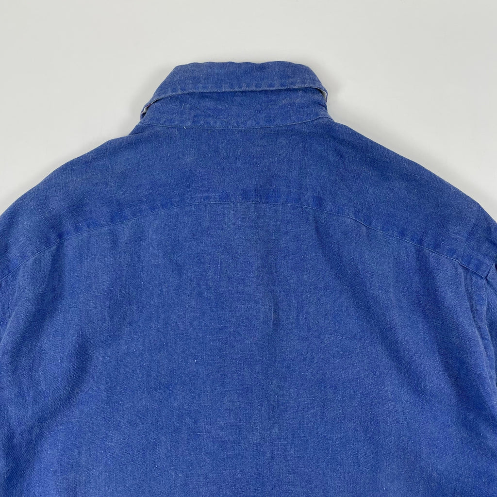MAZZARELLI / リネンハンドフィニッシュシャツ 参考定価：40,000程度 SIZE:40