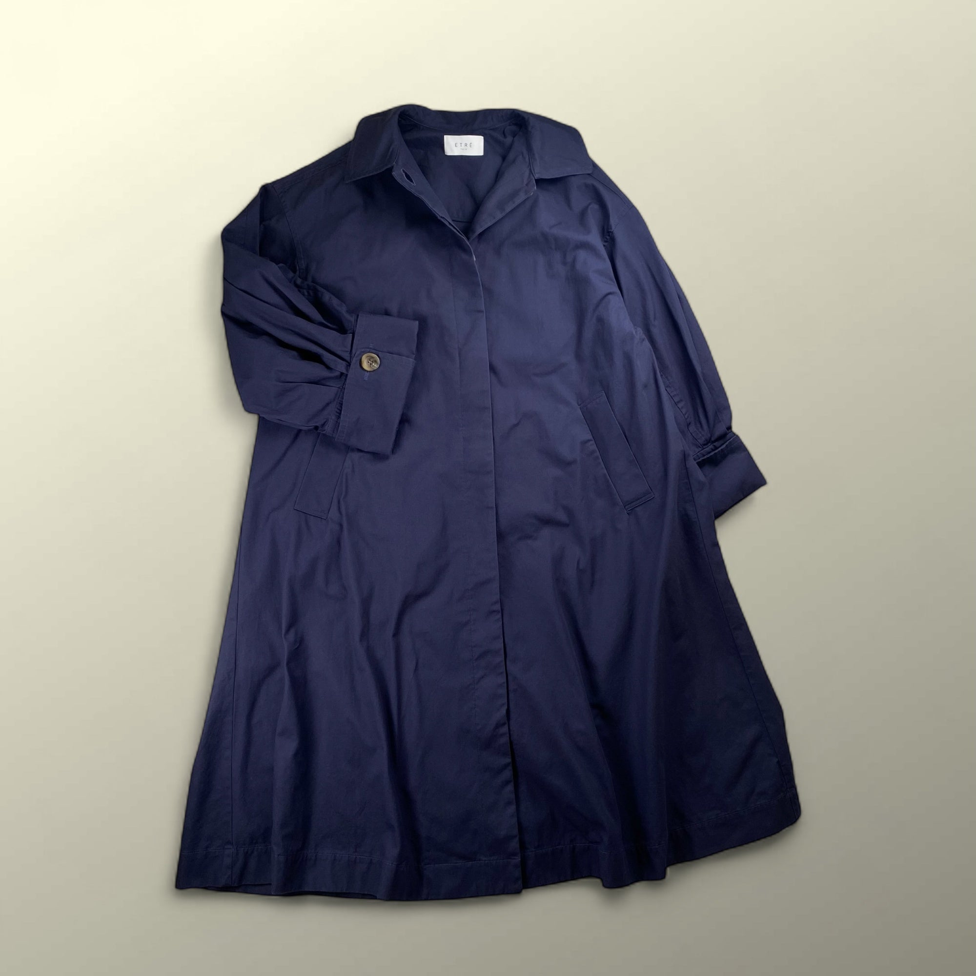 ETRE TOKYO エトレ トウキョウ / ボリュームステンカラーコート 1222100041-0 SIZE：S