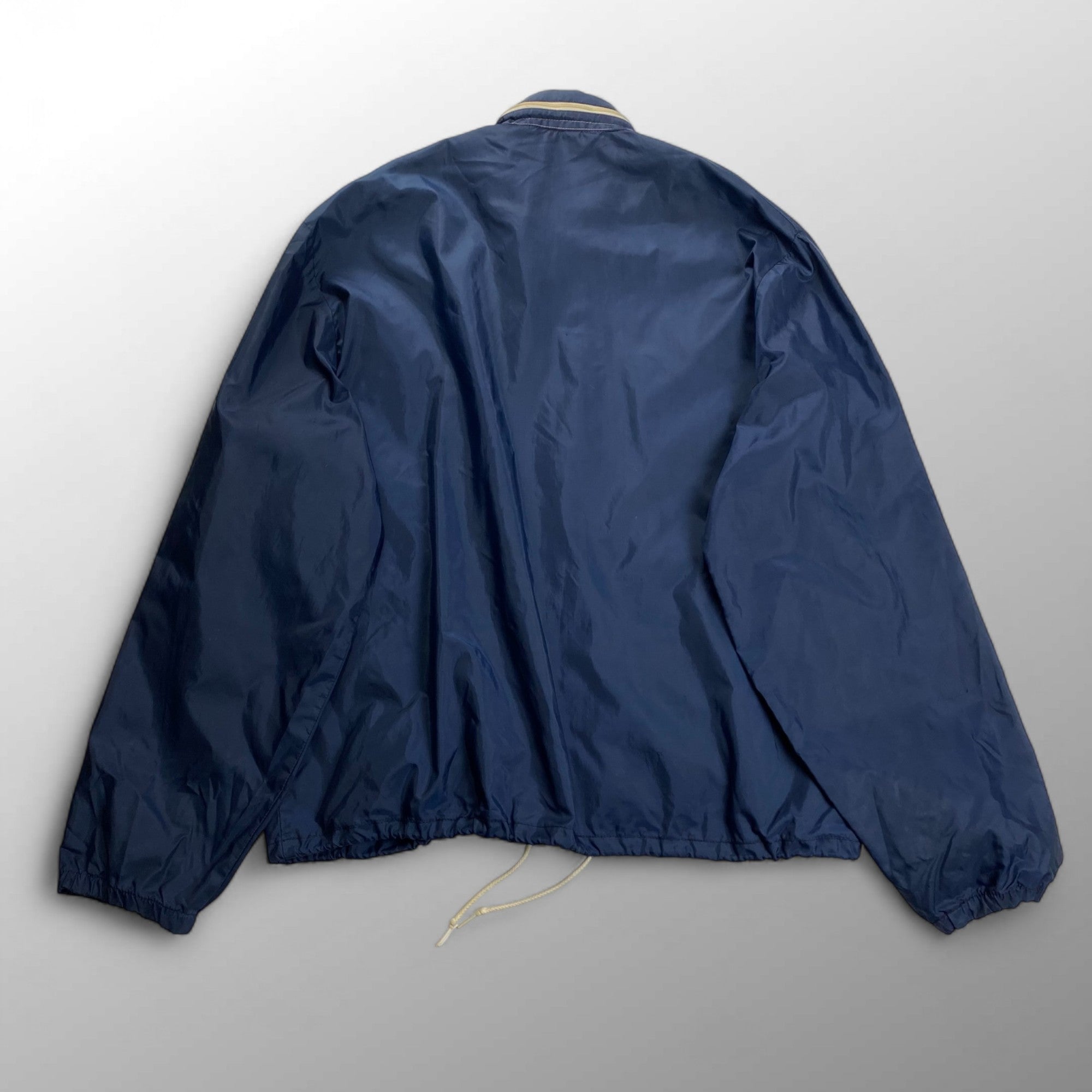 60年代 Champion チャンピオン / ヴィンテージナイロンジャケット ランタグ C中 片ツメ ネイビー SIZE:L