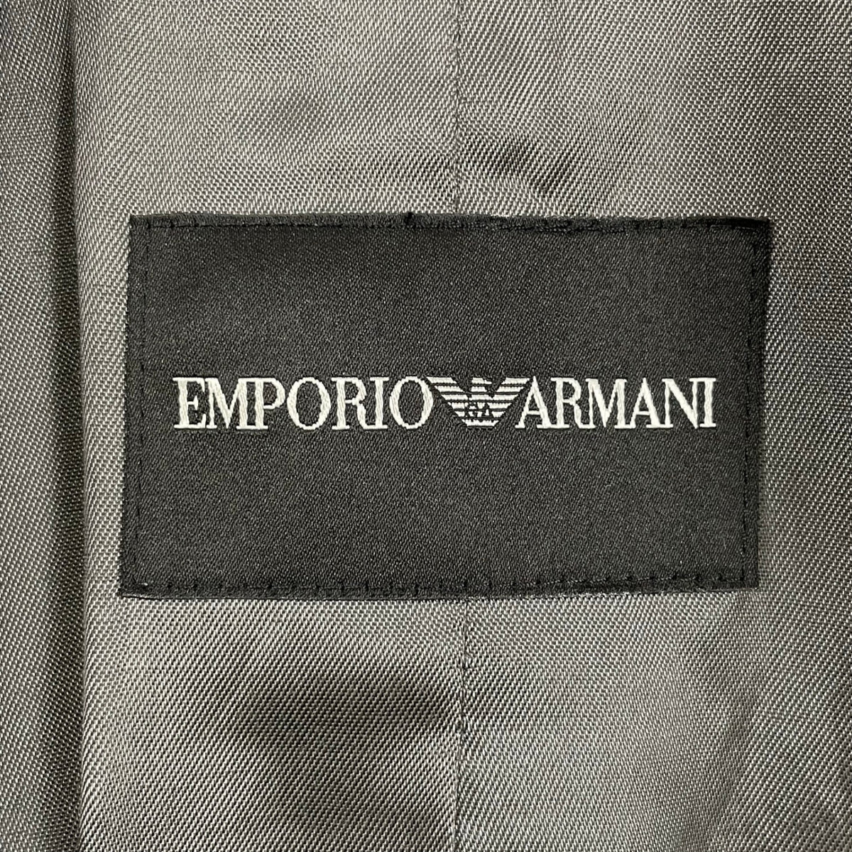 EMPORIO ARMANI / ストライプセットアップスーツ 参考定価：180,000程度 SIZE：42