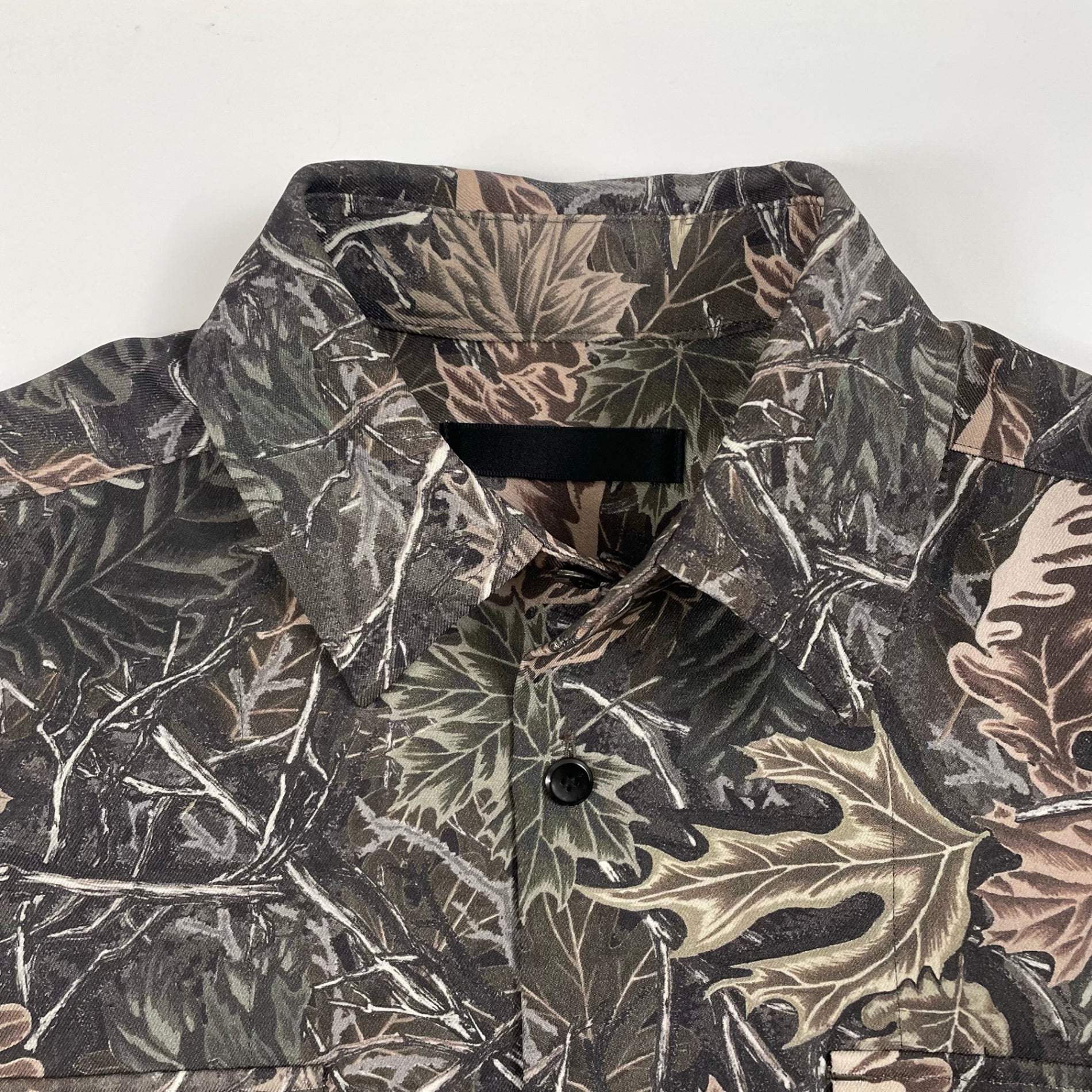 TARO HORIUCHI / WT Camo Oversized Shirt / wood 参考定価：52,000+tax SIZE:1