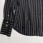 LAUREN RALPH LAUREN ローレン ラルフローレン / シルクストライプシャツ SIZE：6
