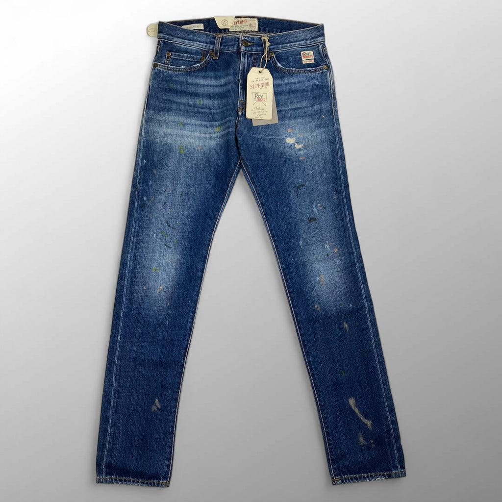 【未使用品】 Roy ROGER’S ロイ ロジャース / CULT SUPERIOR DENIM ハンドペイント デニムパンツ イタリア最古のデニムブランド SIZE：29
