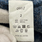 outil / TORICOT GIENニット 縮絨加工 24AW 参考定価：43,000+tax SIZE:2