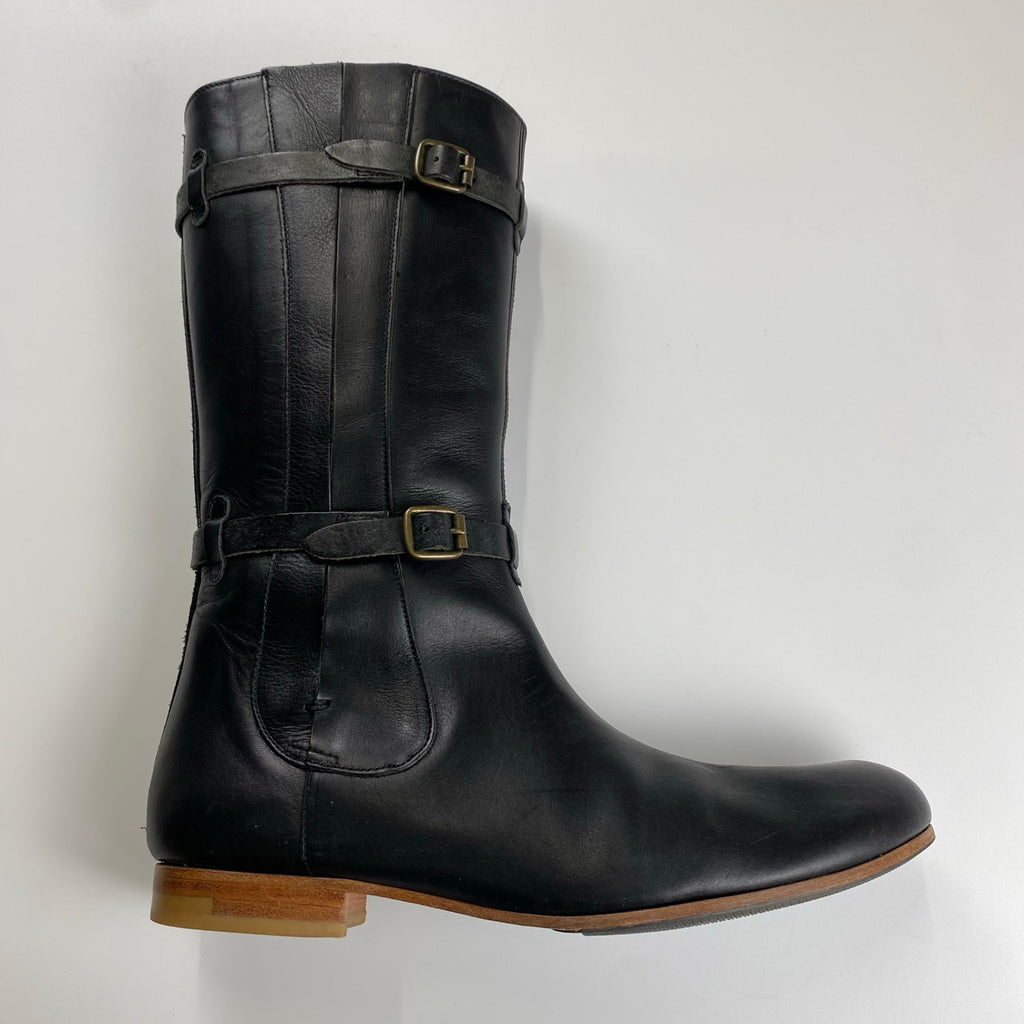 chausser ショセ / レザーエンジニアブーツ サイドゴア SIZE:23 1/2cm