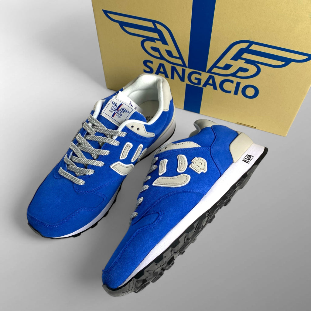 【未使用】 SANGACIO サンガッチョ / LIMITED MODEL 『SKY BLUE』 スエードレザー スニーカー 参考定価：23,000+tax SIZE:27cm