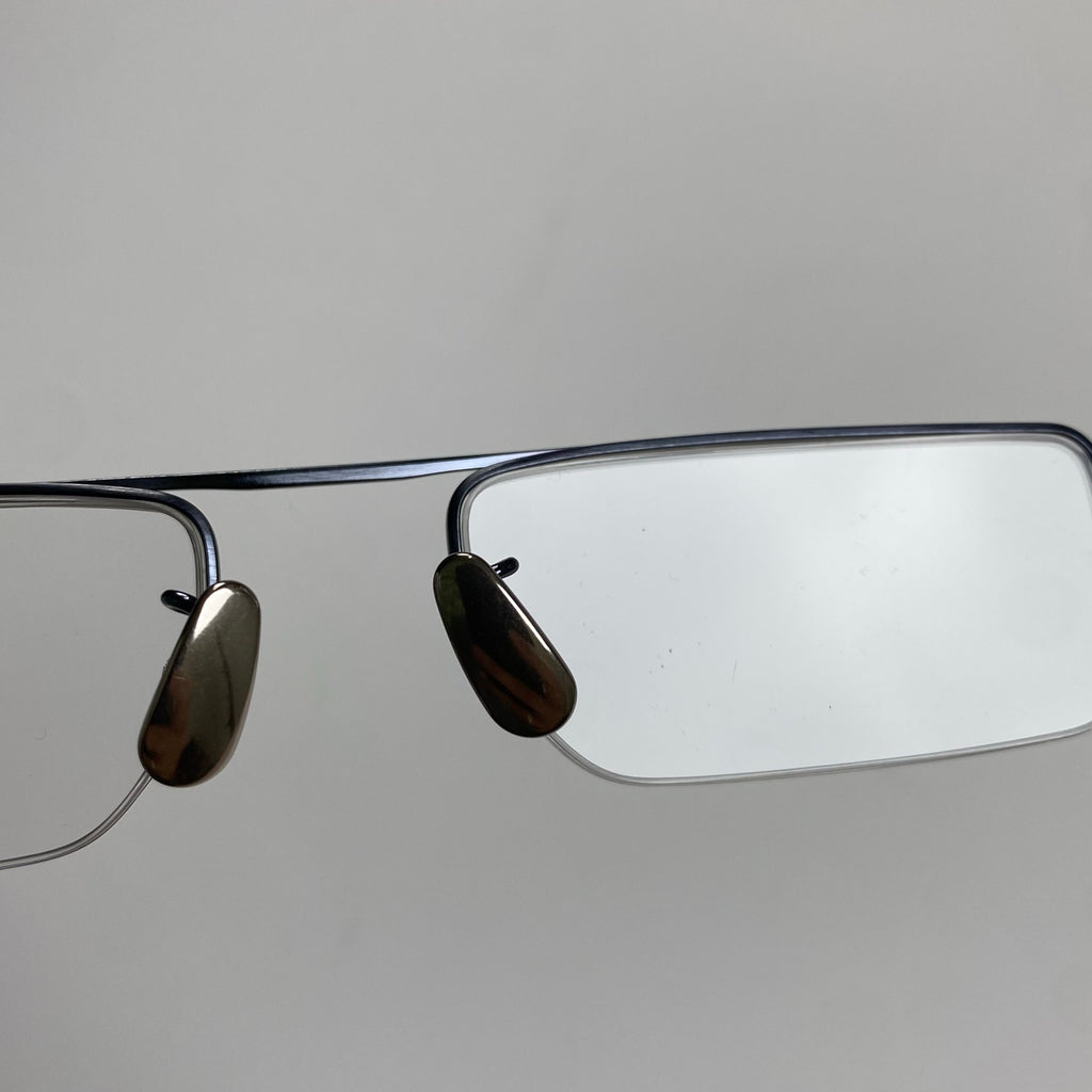 金子眼鏡 【METALシリーズ】 / ハイブリッジ ミニマル 伊達メガネ 度なしクリアレンズ入 参考定価：40,000+tax