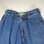 AALTO アールト / Jean with pleats ワイド デニムパンツ カットオフ SIZE:36