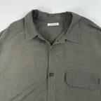 CLANE HOMME / ボックスワイドリネンシャツ 参考定価：28,000+tax SIZE:2