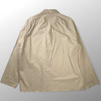AURALEE オーラリー / SELVEDGE WEATHER CLOTH SHIRTS オープンカラー シャツ ベージュ 参考定価：22,000+tax SIZE：3