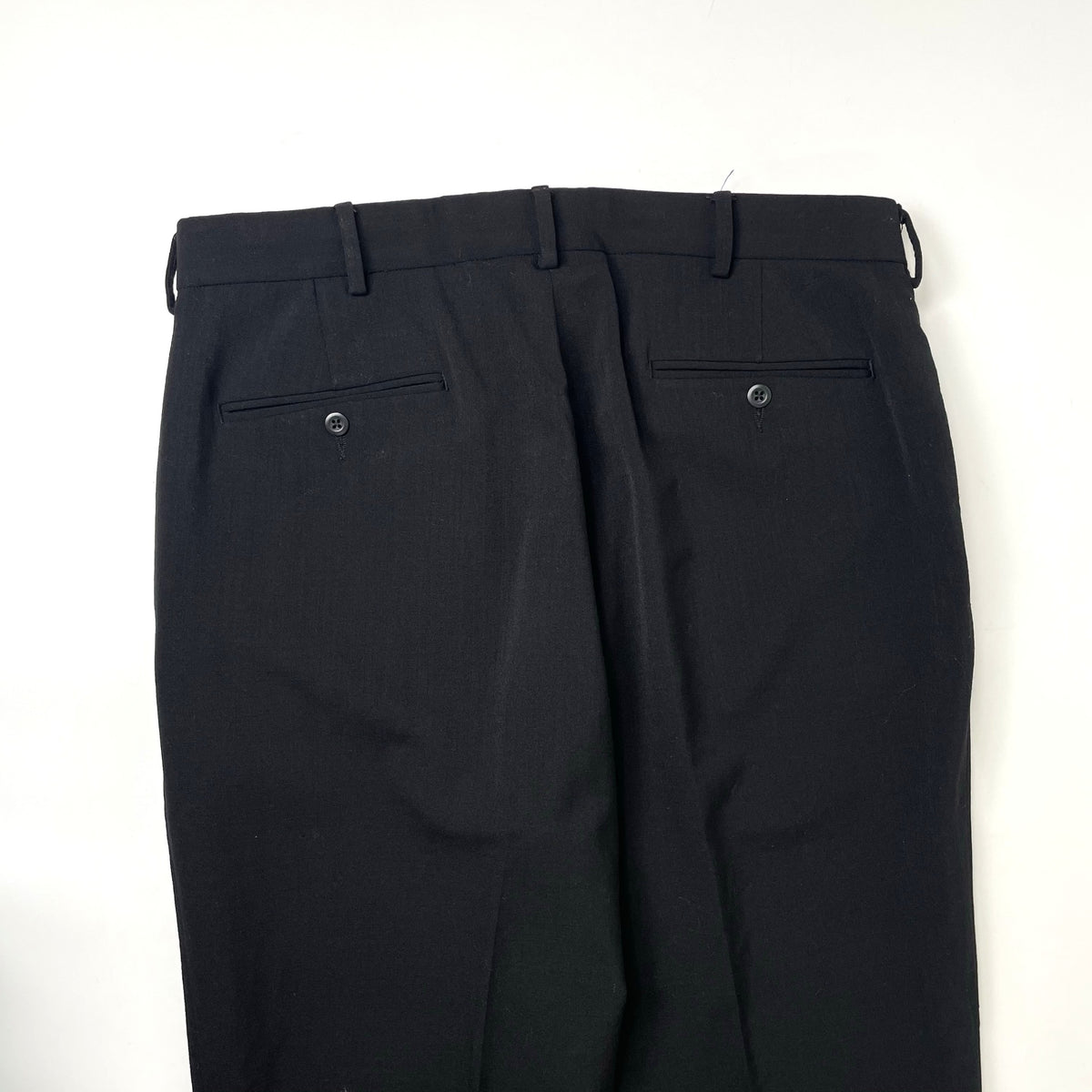 Polo by Ralph Lauren / ウール混ギャバジン スラックス ブラック SIZE:34