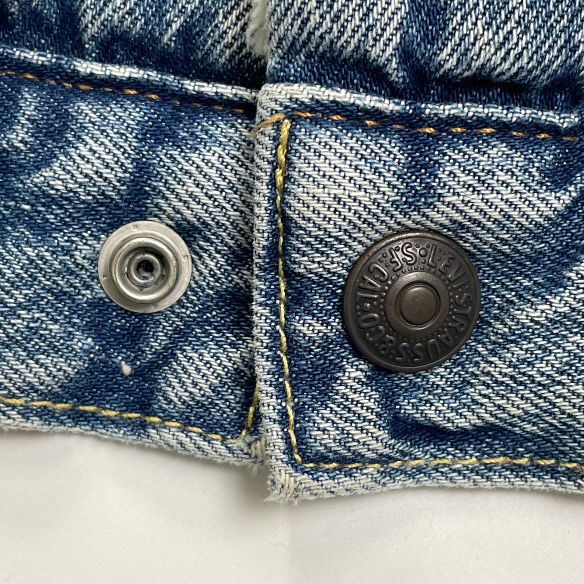 Levi's × MICKEY MOUSE リーバイス ミッキーマウス DISNEY ディズニー / コラボ トラッカージャケット ランチジャケット ミッキー90周年 参考定価：15,000+tax SIZE:S