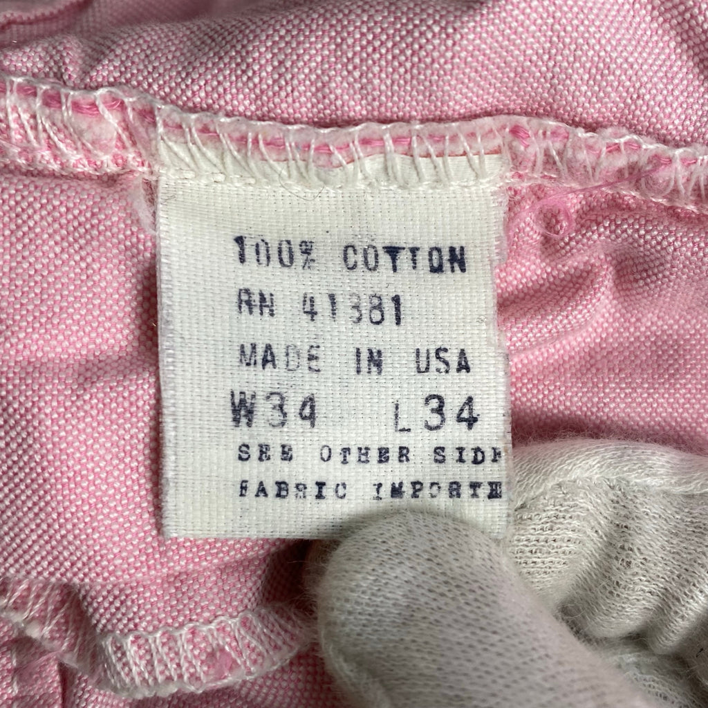 ～90s Polo by Ralph Lauren ポロ バイ ラルフローレン / グルカトラウザーズ 2タック ピンク USA製 SIZE：W34 L34