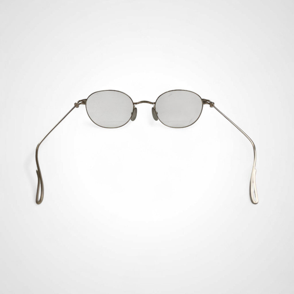 金子眼鏡 「メタルシリーズ」 / オーバルメタル 度なしクリアレンズ 参考定価：46,000+tax SIZE:47□121-139