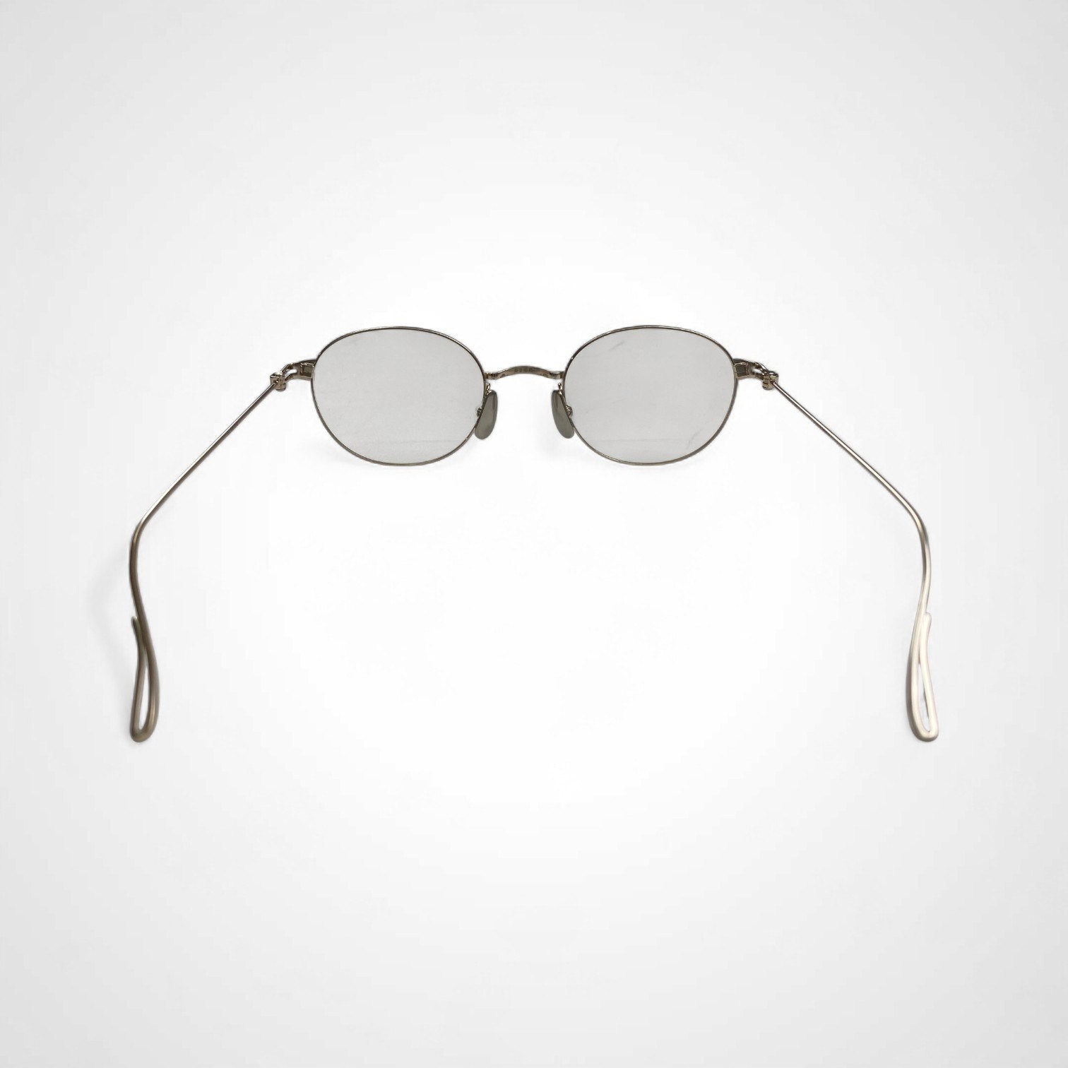 金子眼鏡 「メタルシリーズ」 / オーバルメタル 度なしクリアレンズ 参考定価：46,000+tax SIZE:47□121-139