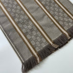 GUCCI / GGロゴ シルクMIXマフラー 参考定価：55,000程度