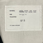 CAMIEL FORTGENS / ジップアップデニムベスト 参考定価：63,500程度 SIZE：M
