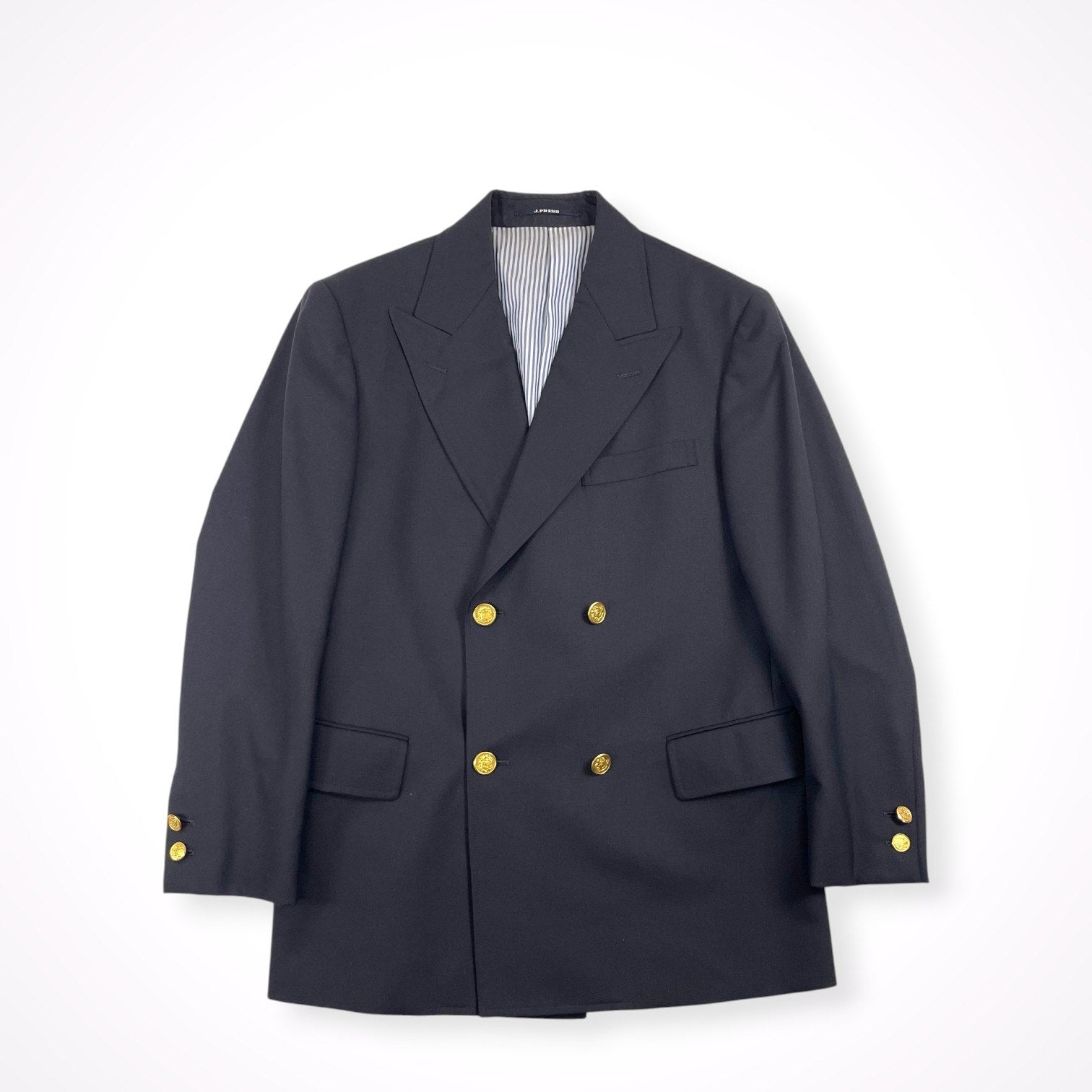 J.PRESS ジェイプレス / 120周年 オーダー 4Bブレザー 金ボタン MTM SIZE:A4