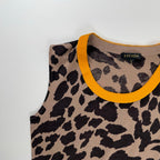 ESCADA エスカーダ / シルクMIXレオパードアンサンブル 参考定価：80,000程度 SIZE：S