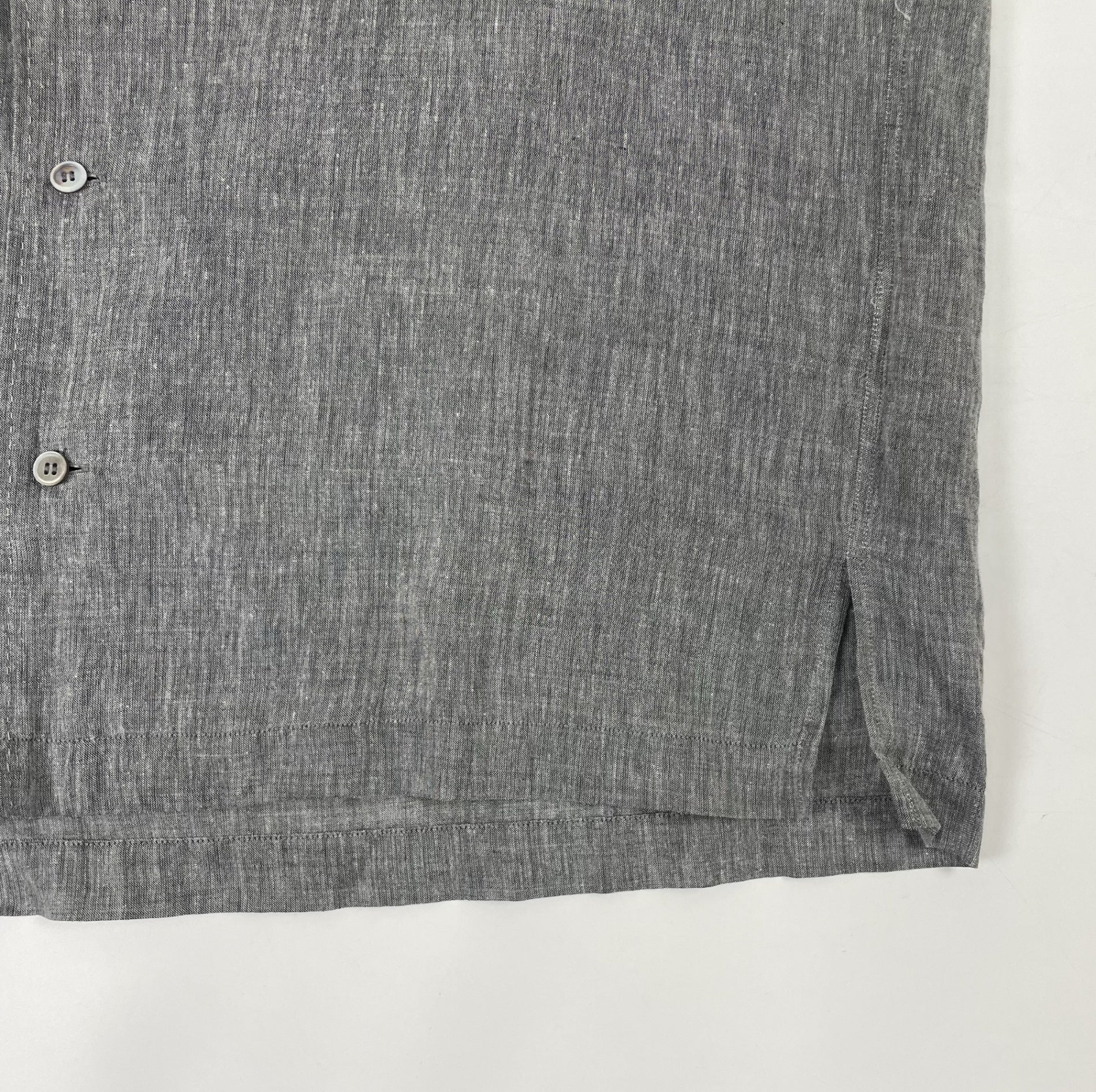 ISSEY MIYAKE MEN / 02SS リネンオープンカラーシャツ 滝沢直己期 SIZE:3