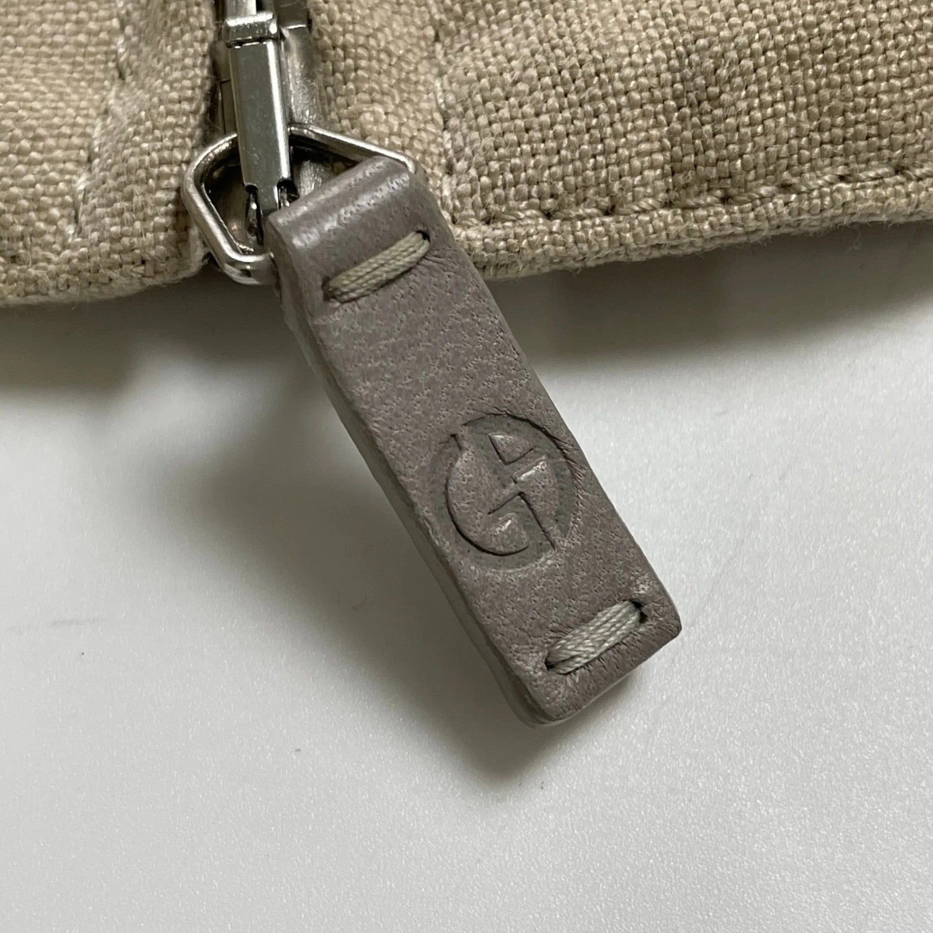 GIORGIO ARMANI ジョルジオ アルマーニ / ラムレザー×リネン 異素材MIX ハリントンジャケット ブルゾン G9タイプ 参考定価：300,000程度 SIZE:46