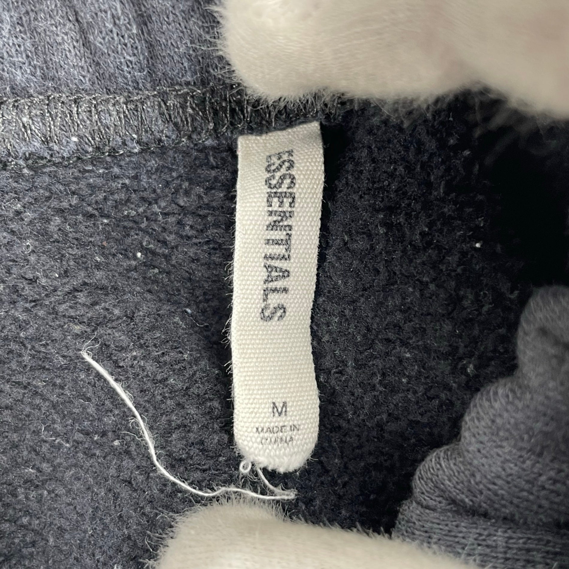ESSENTIALS エッセンシャルズ / ロゴスウェットハーフパンツ ブラック 参考定価：20,000程度 SIZE:M
