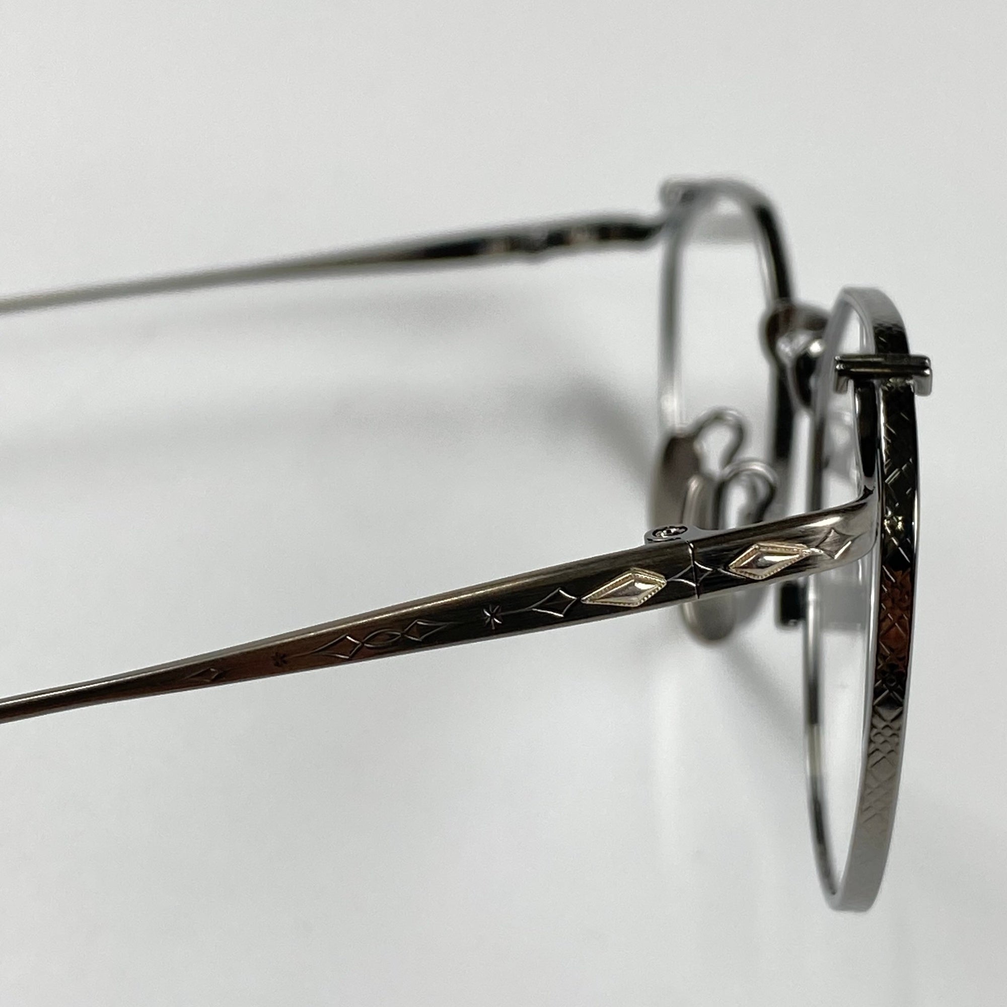 【極美品】 金子眼鏡 premium / KMP-24 ATS クラウンパント SILVER925 度なしクリアレンズ SIZE：47□21 137