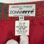 DONNA erre / セットアップ パイルチェックジャケット 参考定価：170,000程度 SIZE:42