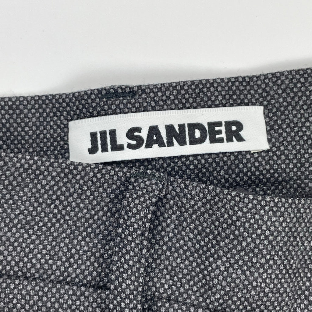JIL SANDER ジルサンダー / センタープリーツストレートスラックス グレー 参考定価：100,000程度 SIZE：38