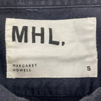 MHL. / 日本製コットンプルオーバーシャツ VINTAGE COTTON TWILL 参考定価：24,000程度 SIZE:S