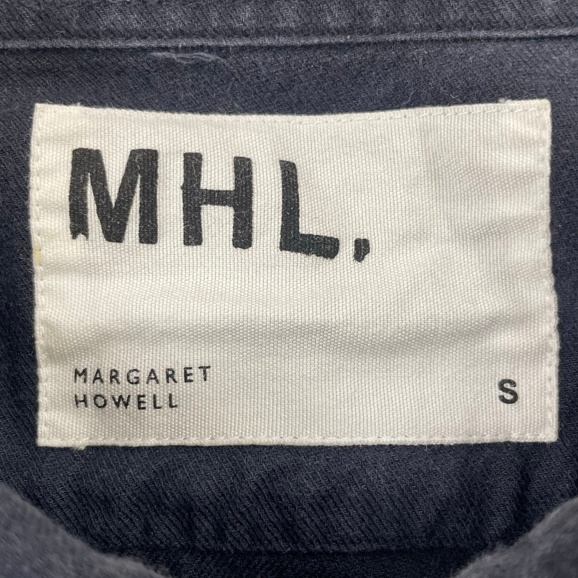 MHL. / 日本製コットンプルオーバーシャツ VINTAGE COTTON TWILL 参考定価：24,000程度 SIZE:S