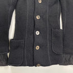 JUNYA WATANABE COMME des GARCONS ジュンヤワタナベ コムデギャルソン / 07AW アシンメトリーポケット ウールニットスリムジャケット SIZE:SS