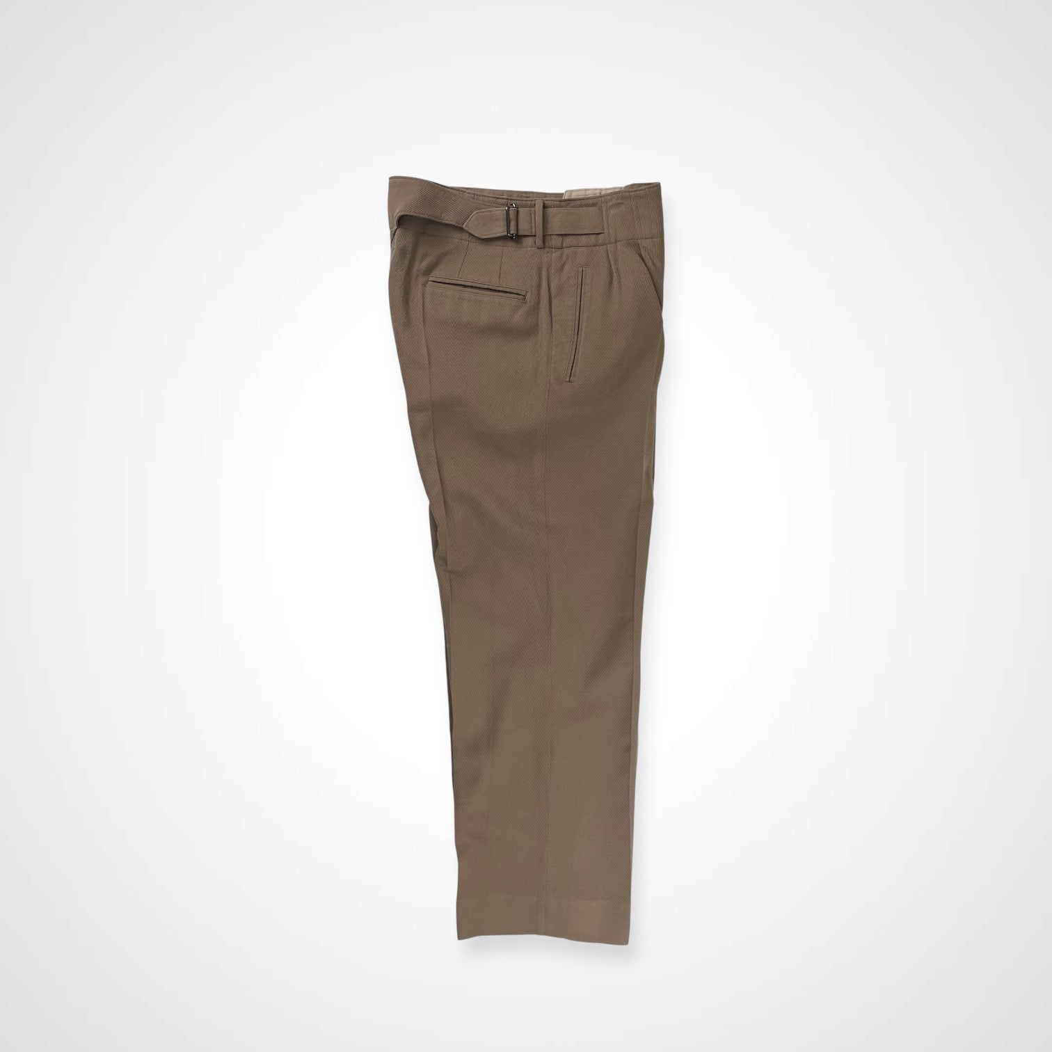 YOKE ヨーク / 2TUCK WIDE GURKHA TROUSERS ブラウン 参考定価：30,000