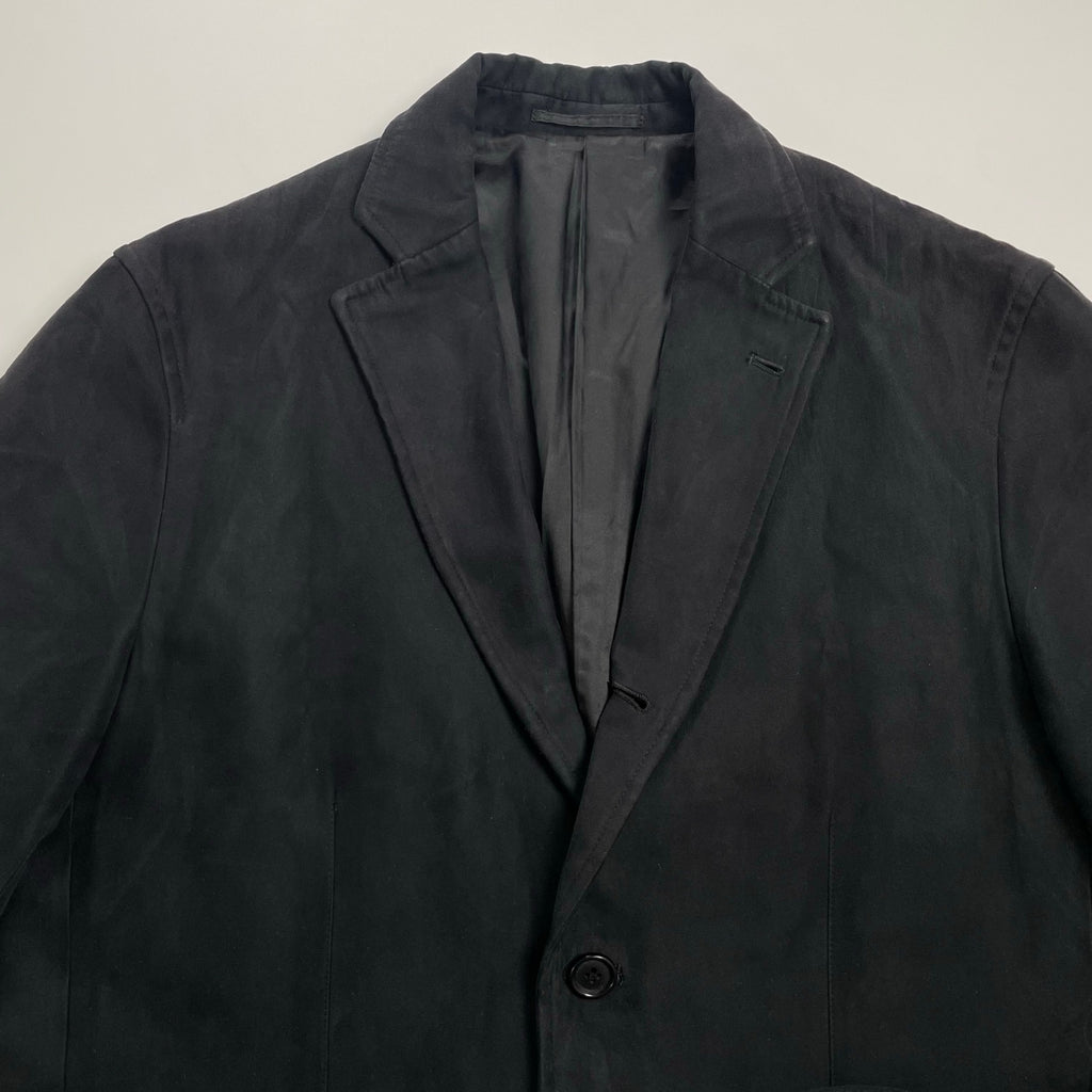 J.PRESS ジェイプレス / スウェードタッチ段返り3Bジャケット  ブラック SIZE：L
