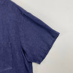 MARGARET HOWELL / 日本製 茄子紺リネンシャツ SIZE：L