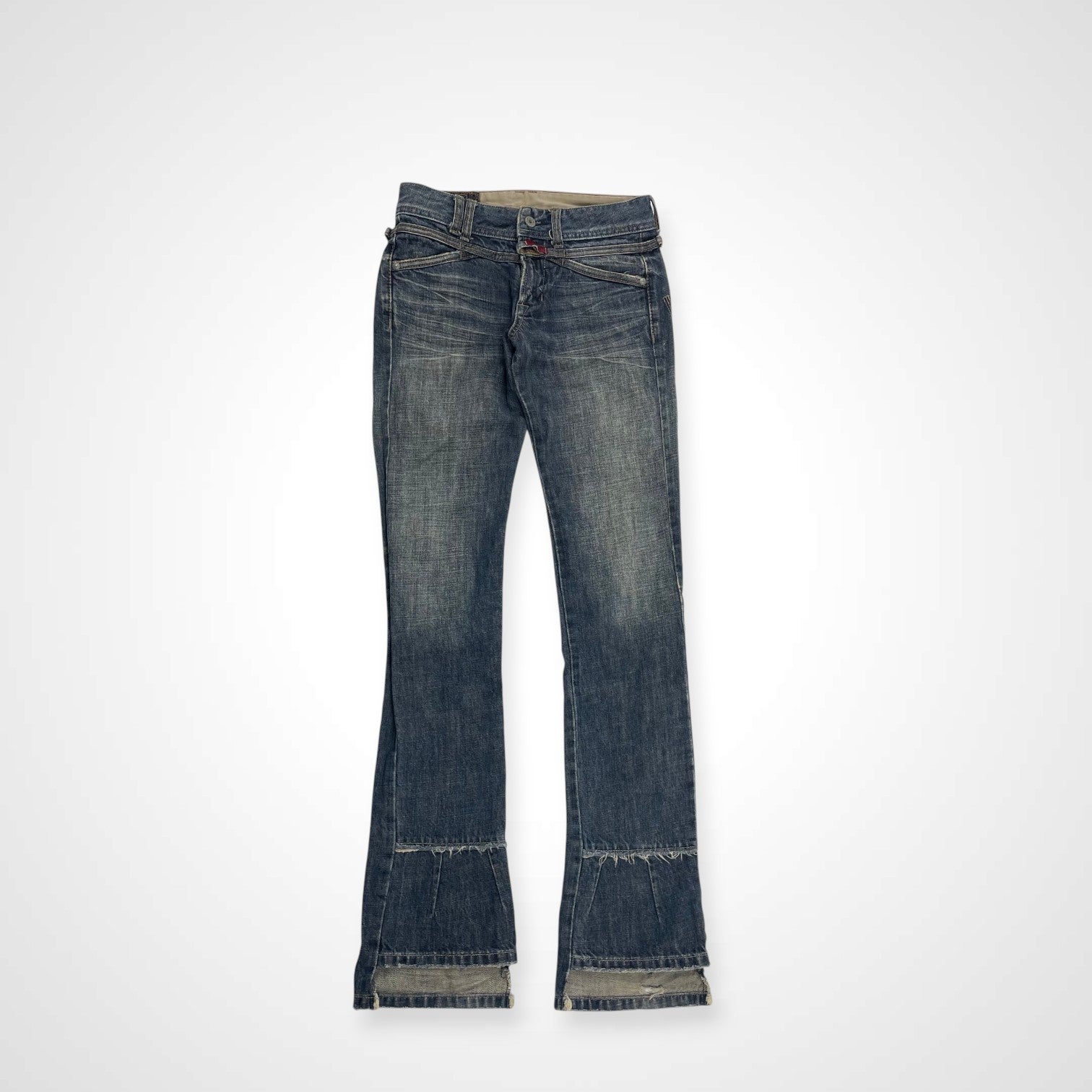 MARITHE FRANCOIS GIRBAUD マリテ フランソワ ジルボー / Y2K ヴィンテージギミックデニムパンツ SIZE:3S