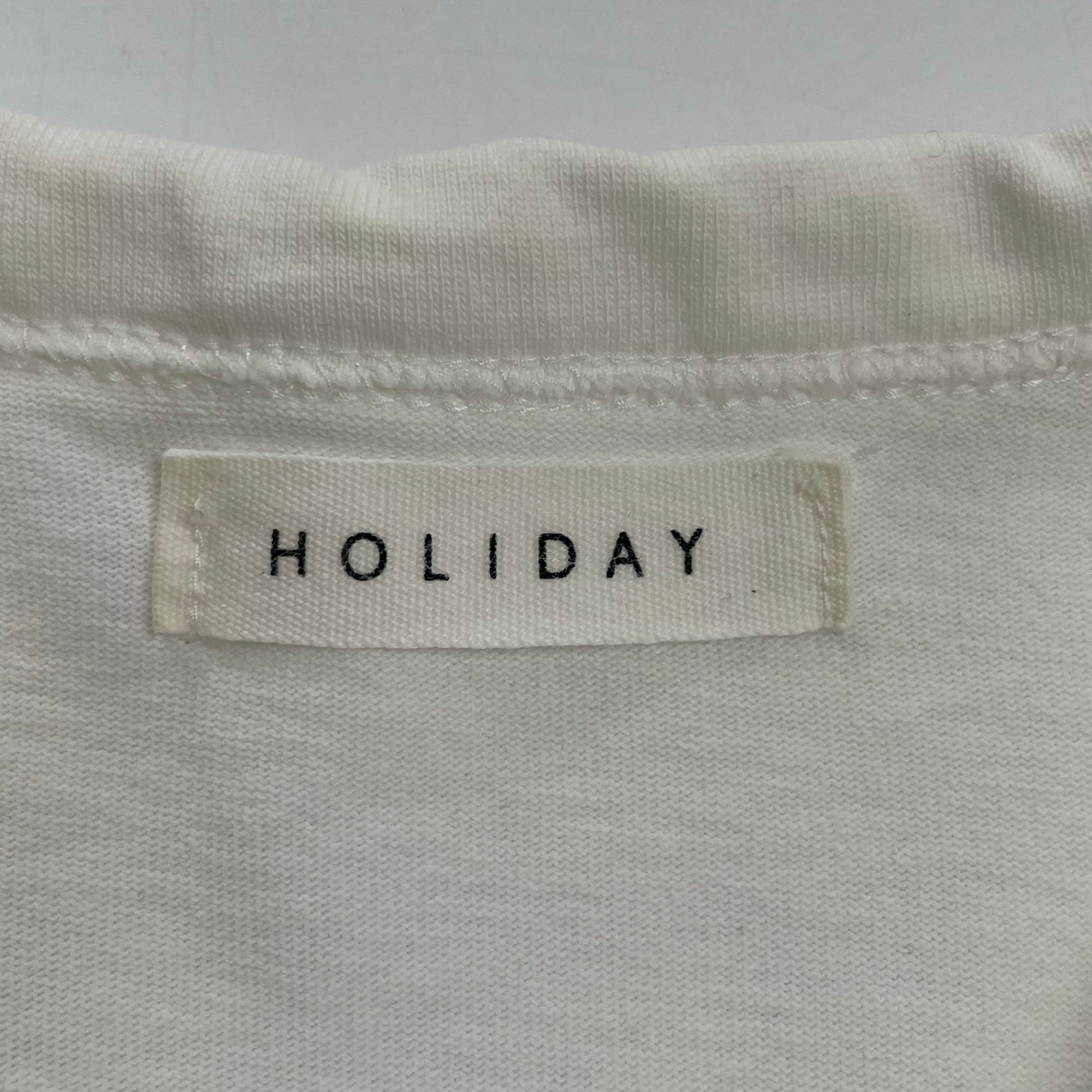 HOLIDAY ホリデイ / ヘビーオンス HOLIDAY TEE SIZE：FREE