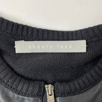 theory luxe / レザー×ニット カラーレスジャケット 参考定価：60,000程度 SIZE:38
