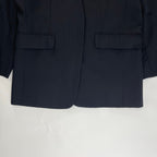 BEAUTY＆YOUTH ビューティーアンドユース / ストライプノーカラージャケット ブラック 23AW 参考定価：32,000+tax SIZE:S