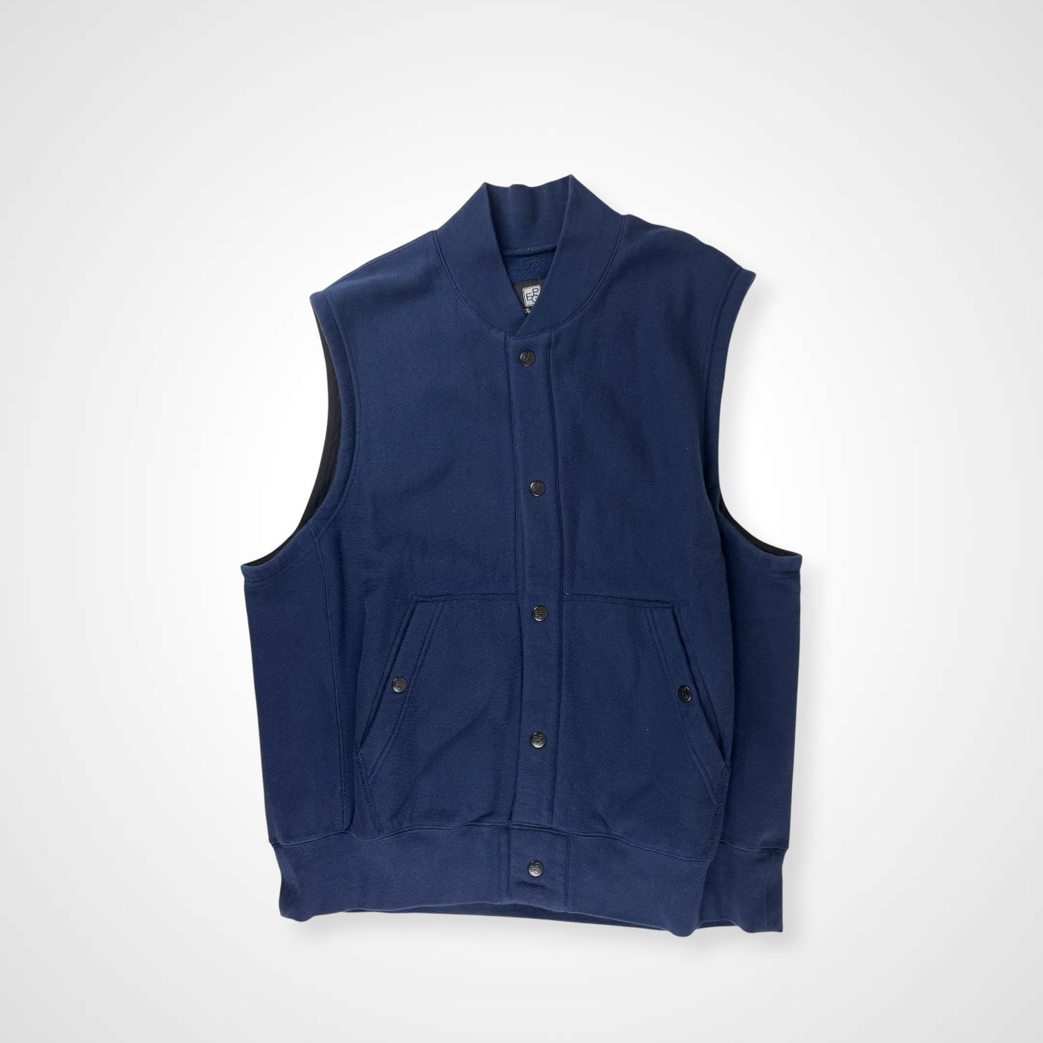 PEG ENGINEERED GARMENTS × BEAMS PLUS エンジニアド ガーメンツ ビームスプラス / SWEAT VEST タグ付 NAVY 参考定価：37,000+tax SIZE:M