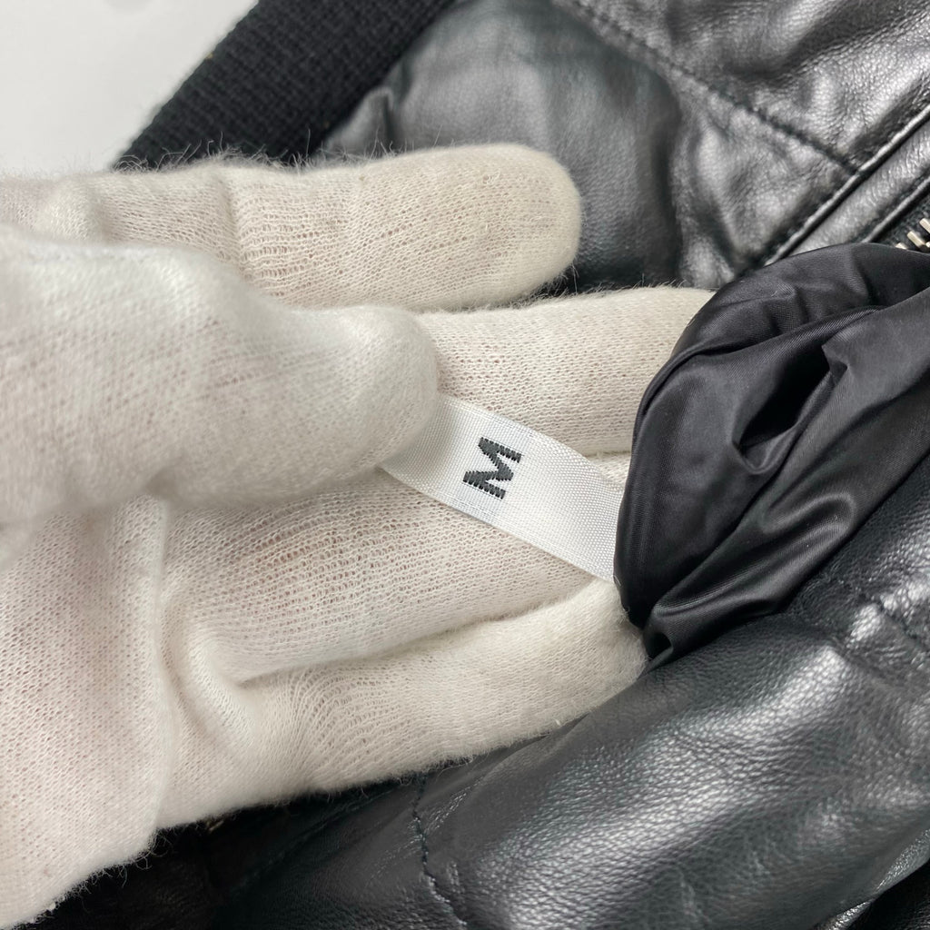 Salvatore Ferragamo サルバトーレ フェラガモ / レザー×ニット ジャケット ガンチーニ SIZE：M