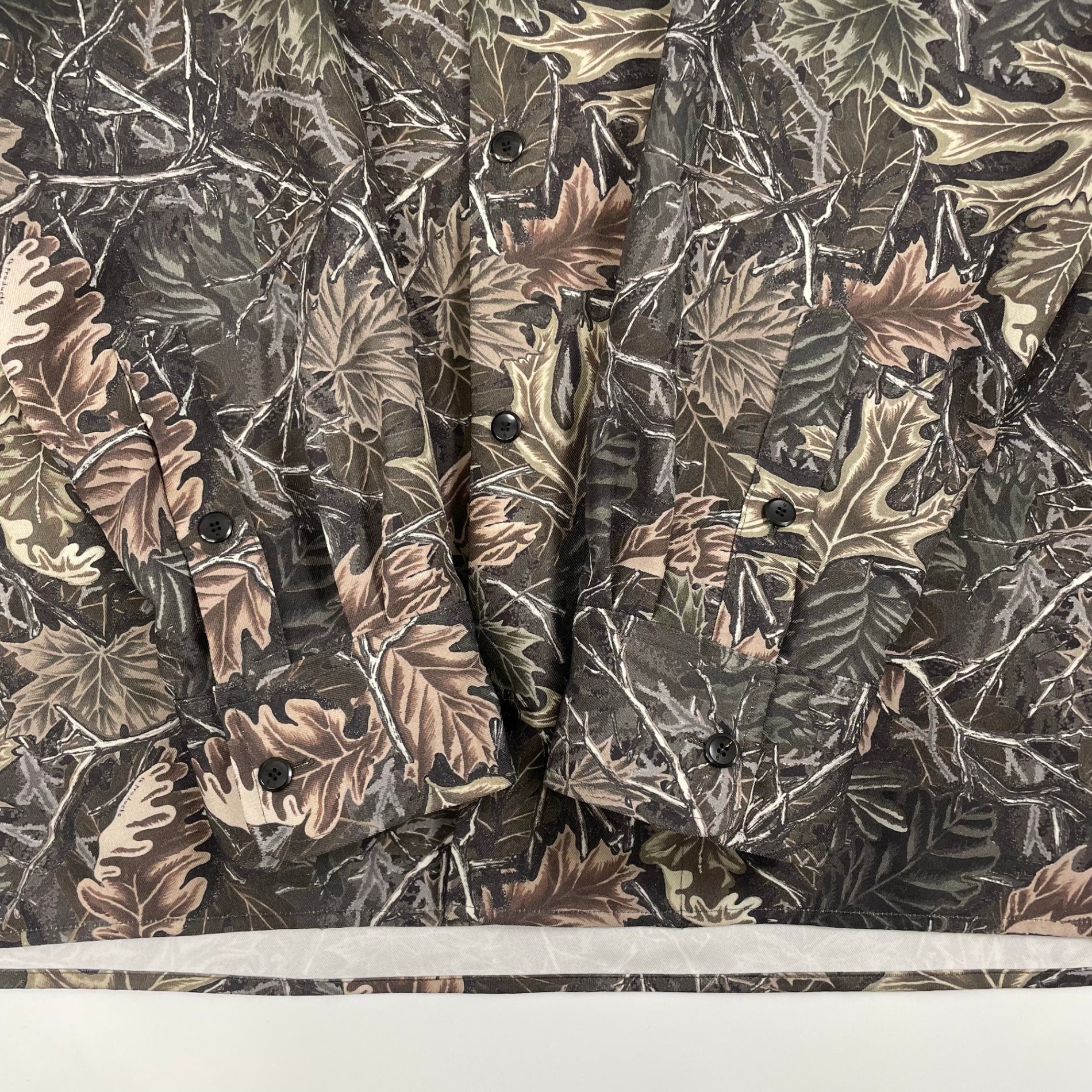 TARO HORIUCHI / WT Camo Oversized Shirt / wood 参考定価：52,000+tax SIZE:1