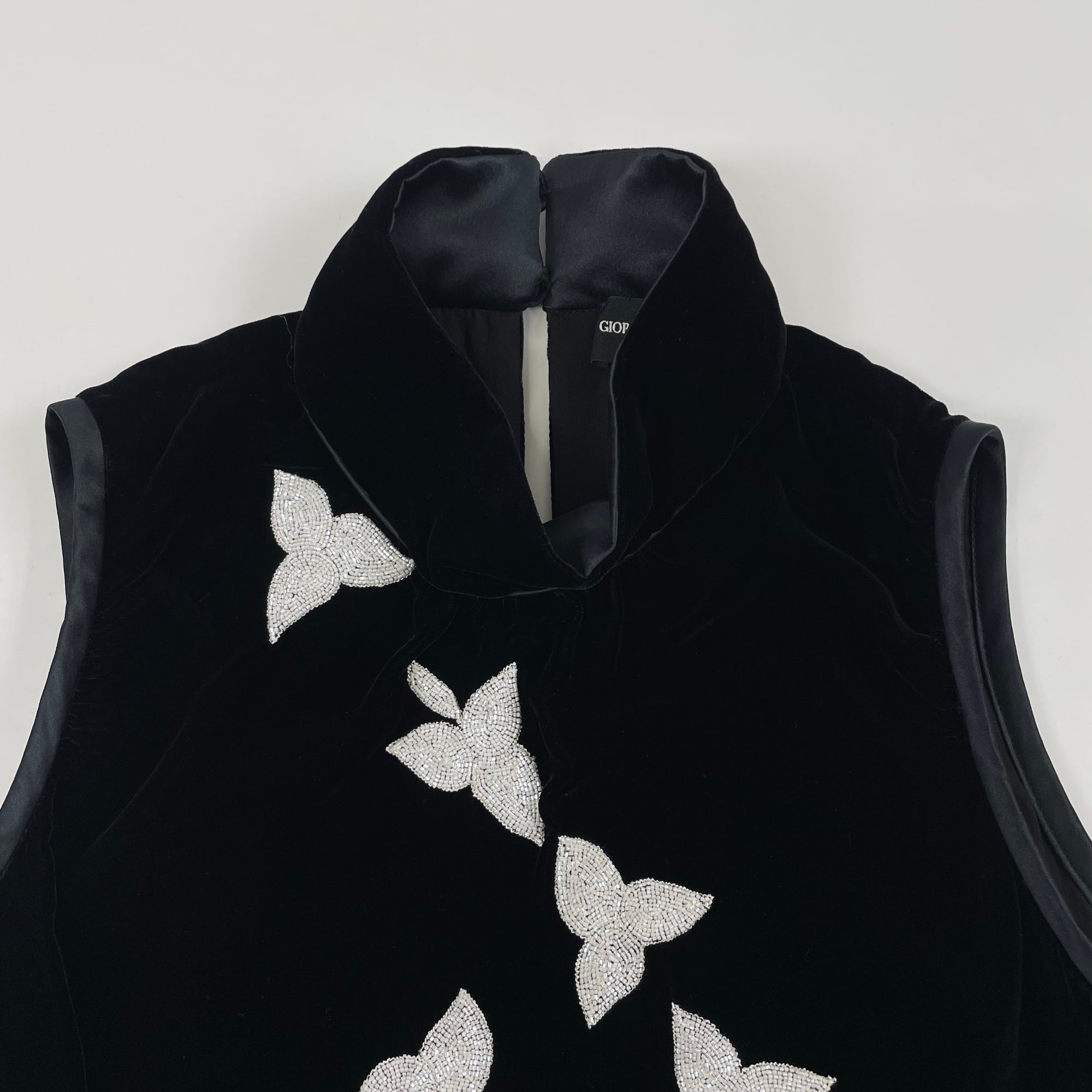 GIORGIO ARMANI / ベロアリュネビルブラウス 参考定価：350,000程度 SIZE:42