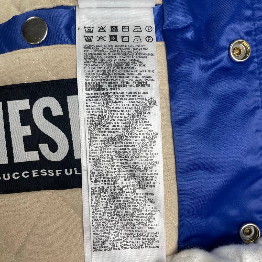 DIESEL ディーゼル / スタジャン バーシティージャケット 美品 参考定価：48,000+tax SIZE：S