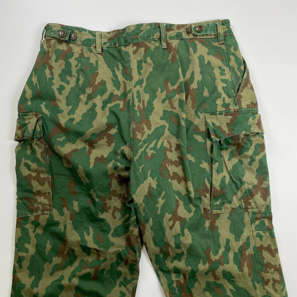 VINTAGE ヴィンテージ / 推定7-80s ソ連軍 バークカモ  ダブルニーカーゴ SIZE:W94