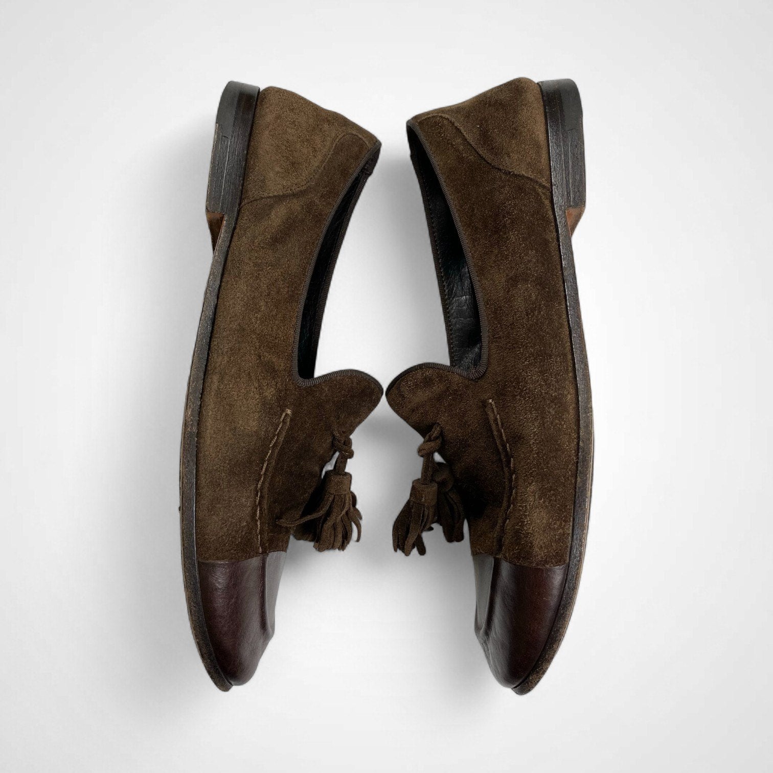 ALBERTO FASCIANI  アルベルト ファッシアーニ / レザー×スウェード切替ローファー 参考定価：70,000程度 SIZE：41(26.5程度)