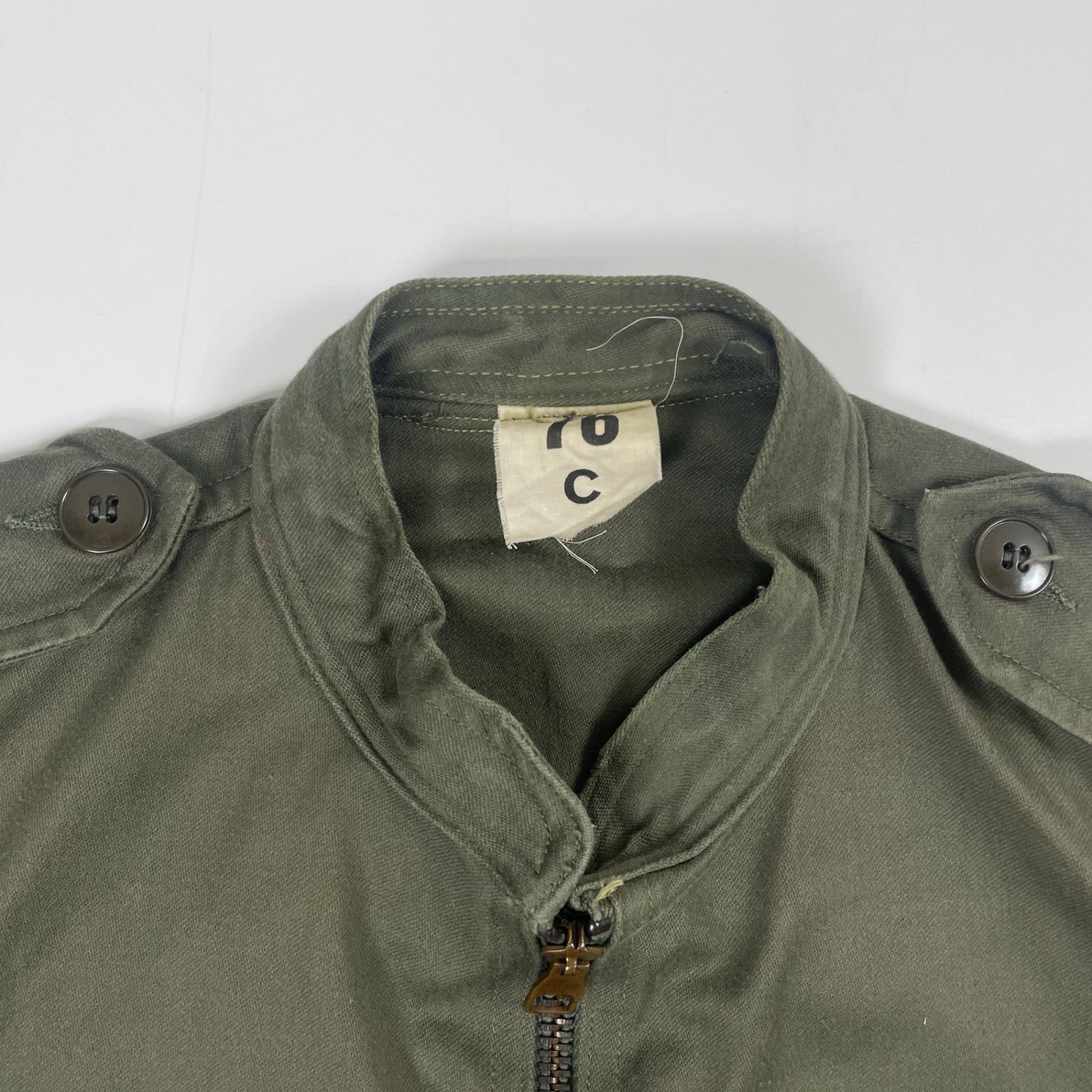 VINTAGE / 70s フランス軍ユーティリティージャケット モーターサイクル