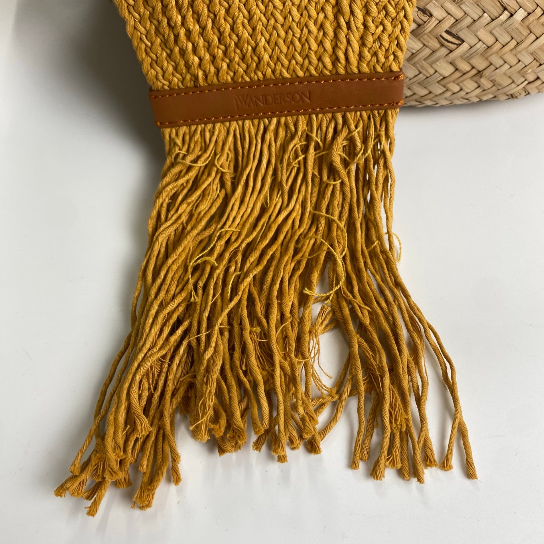 J.W ANDERSON ジェイダブリューアンダーソン / BASKET BAG カゴバッグ フリンジ ロゴ 参考定価：37,000+tax