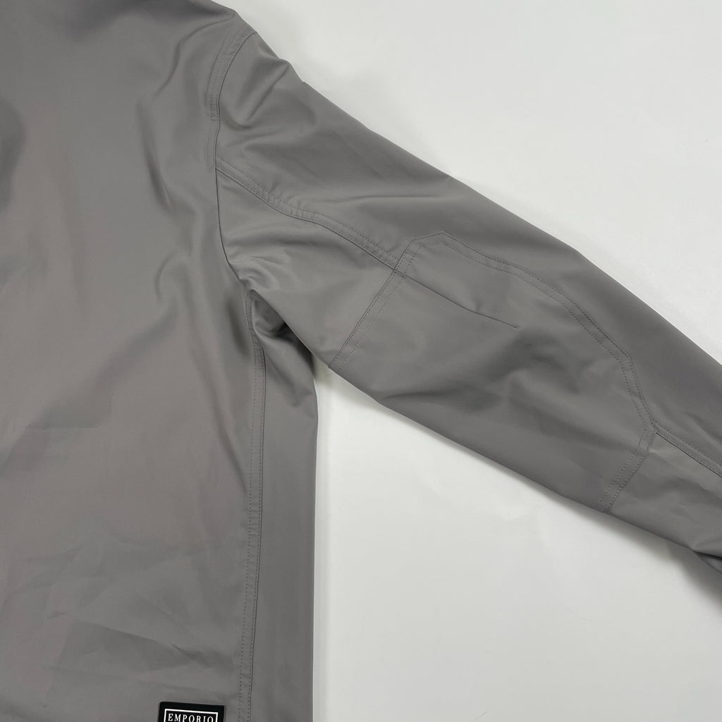 EMPORIO ARMANI エンポリオ アルマーニ / フード付シャツジャケット グレー SIZE:46
